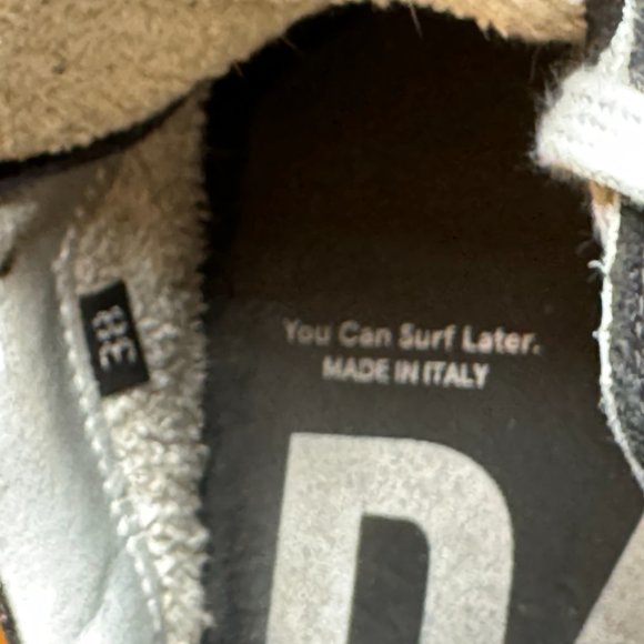 PP48 Jack Fujy Low Top Black Suede & Metallic "Hand -Distressed"Size 8 - Picture 9 of 16